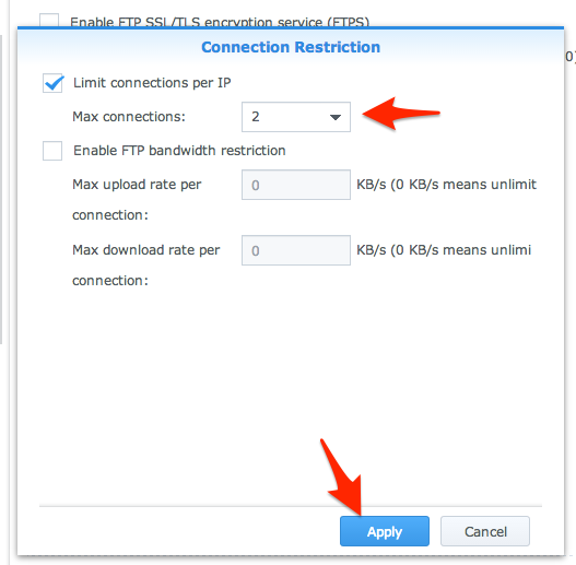 Connection Restriction