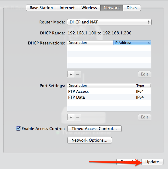 Update your Airport Extreme